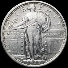 1917 T1 Standing Liberty Quarter CLOSELY UNCIRCULATED