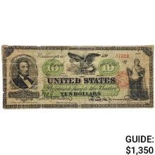 FR. 93 1862 $10 TEN DOLLARS LEGAL TENDER UNITED STATES NOTE