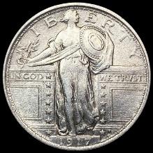 1917 T1 Standing Liberty Quarter CLOSELY UNCIRCULATED