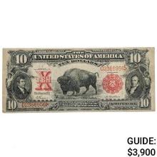 FR. 117 1901 $10 TEN DOLLARS BISON LEGAL TENDER UNITED STATES NOTE VERY FINE+