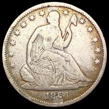 1864-S Seated Liberty Half Dollar LIGHTLY CIRCULATED