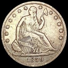 1859-S Seated Liberty Half Dollar LIGHTLY CIRCULATED