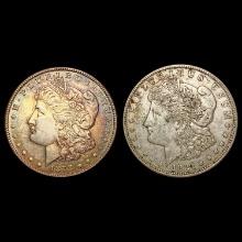 1878 & 1921 First and Last Issue Morgan Dollars HIGH GRADE