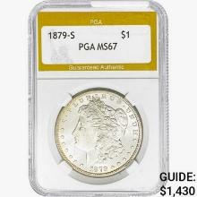 1879-S Morgan Silver Dollar PGA MS67