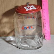 Lance Store Display Jar With Lid
