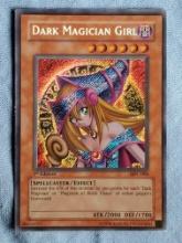 2003 Yu-Gi-Oh! First Edition Dark Magician Girl MFC-000 Secret Rare LP Trading Card NM-M