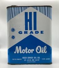 Hi Grade 2 Gallon Motor Oil Can St. Louis MO