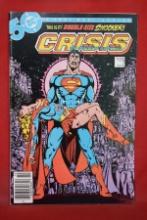 CRISIS ON INFINITE EARTHS #7 | KEY DEATH OF SUPERGIRL | ICONIC GEORGE PEREZ - NEWSSTAND!