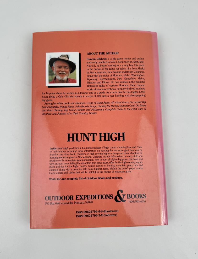 Hunt High for Rocky Mountain Goats Author Signed