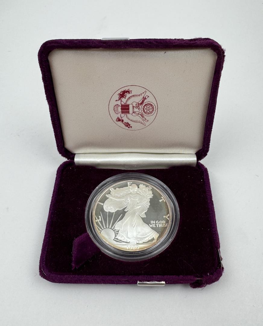 1989 Proof Silver Eagle Coin