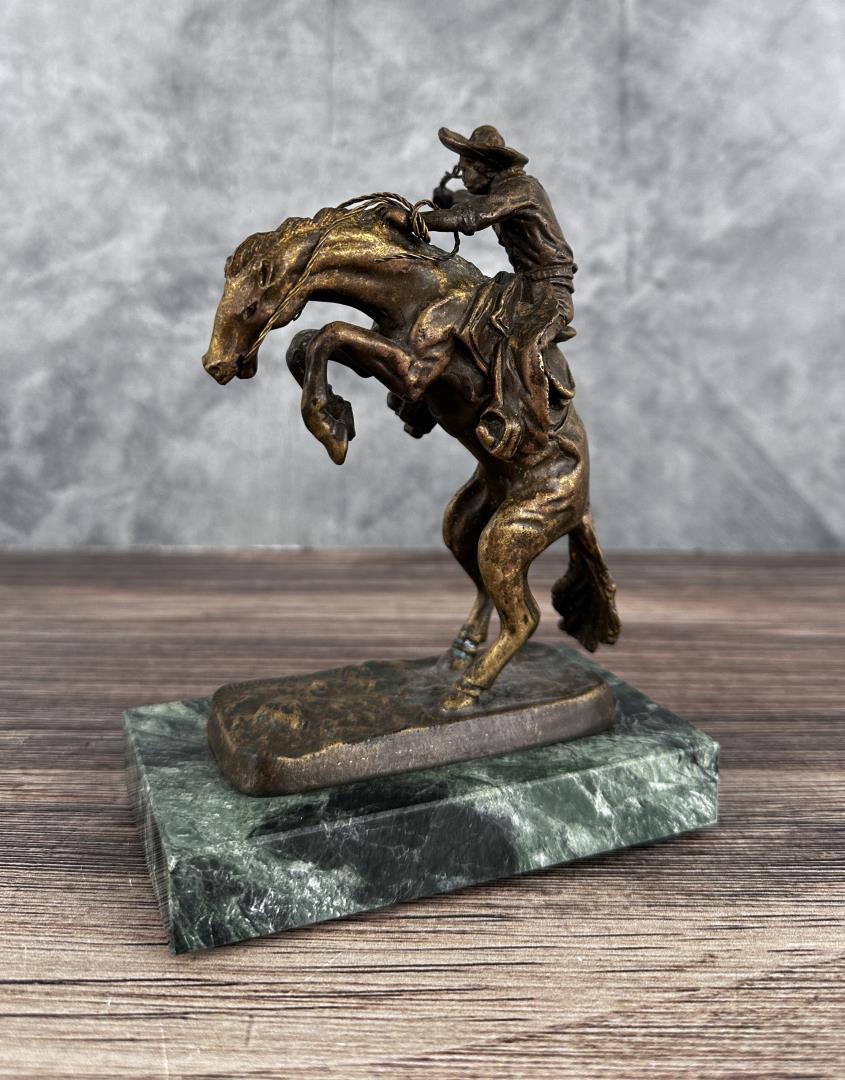 Frederic Remington The Bronco Buster Bronze