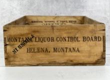 Montana Liquor Control Board Shipping Crate