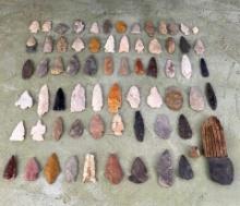 Ancient Native American Indian Arrowheads