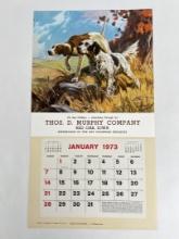 1973 Thomas Murphy Iowa Calendar