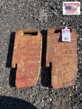 (2) Tractor Weights