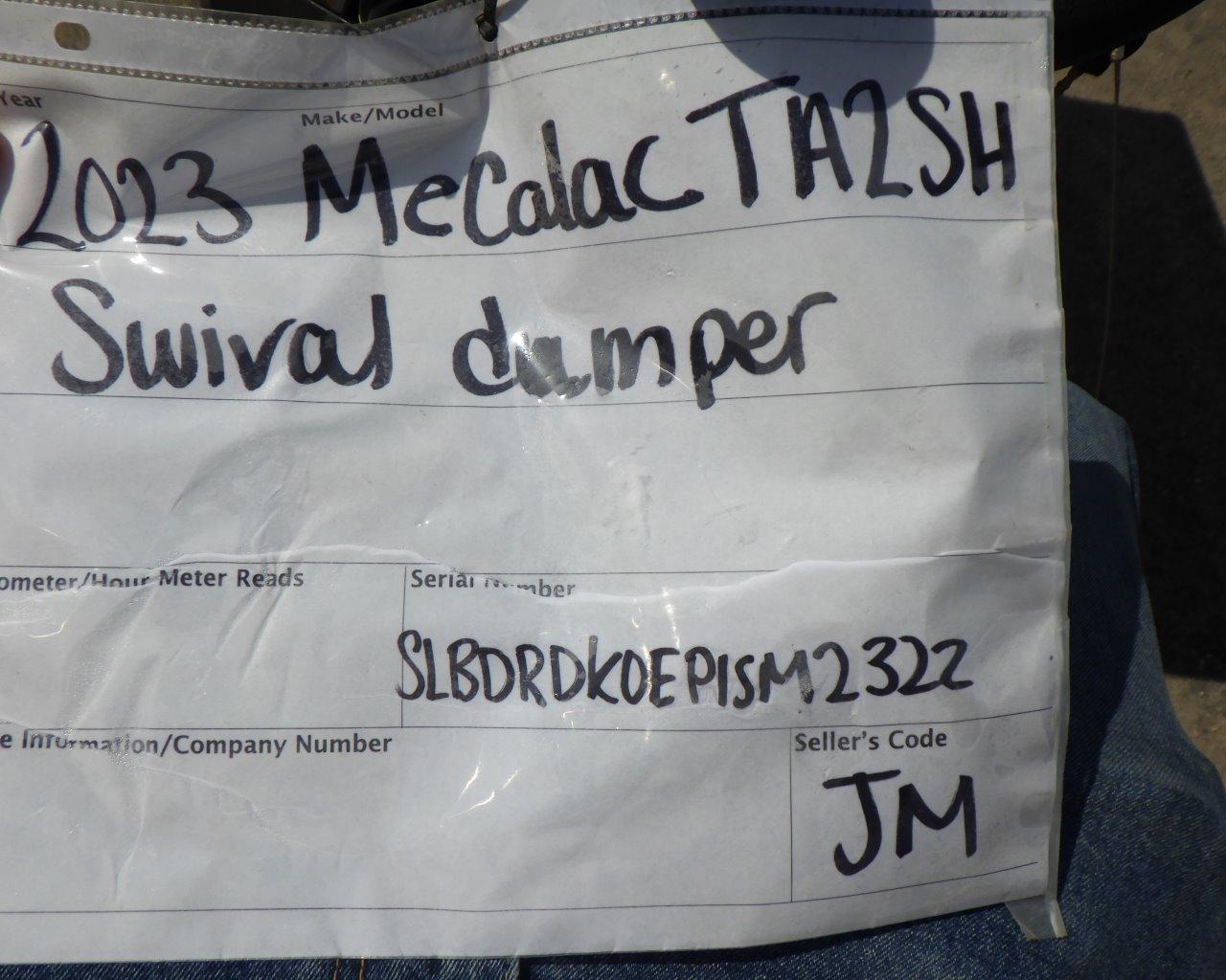 2023 MECALAC TA2sh Articulating Dumper s/n:SLBDRDKOEPISM2322