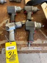 LOT OF PNEUMATIC IMPACTS, 1/2" drive