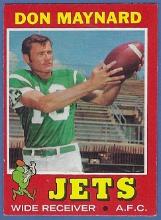Nice 1971 Topps #19 Don Maynard New York Jets
