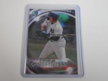 2020 BOWMAN CHROME DRAFT JASSON DOMINGUEZ GLIMPSES OF GREATNESS YANKEES