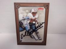 EARL CAMPBELL SIGNED AUTO CARD