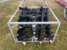 Greatbear Skid Steer Auger with 3 Bits