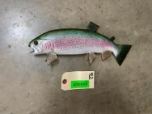 Beautiful Repro, Rainbow Trout fish,, New in Box, about 14 inches long excellent fish taxidermy beau