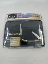 NEW Buck 2 Folding Knife Gift Set
