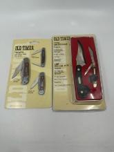 NEW 2 Sets of Old Timer Knife Sets