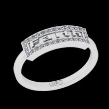 0.25 Ctw VS/SI1 Diamond 10K White Gold Ring