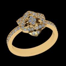0.37 CtwVS/SI1 Diamond 14K Yellow Gold Eternity Ring (ALL DIAMOND ARE LAB GROWN)