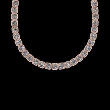 2.82 Ctw VS/SI1 Diamond 14K Rose Gold Necklace (ALL DIAMOND ARE LAB GROWN)
