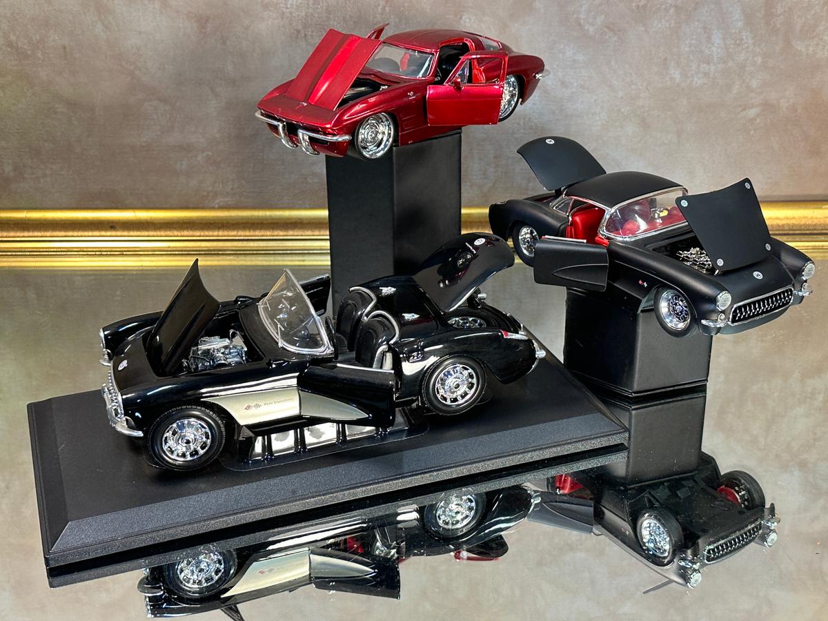 (3) Corvette Diecast Cars