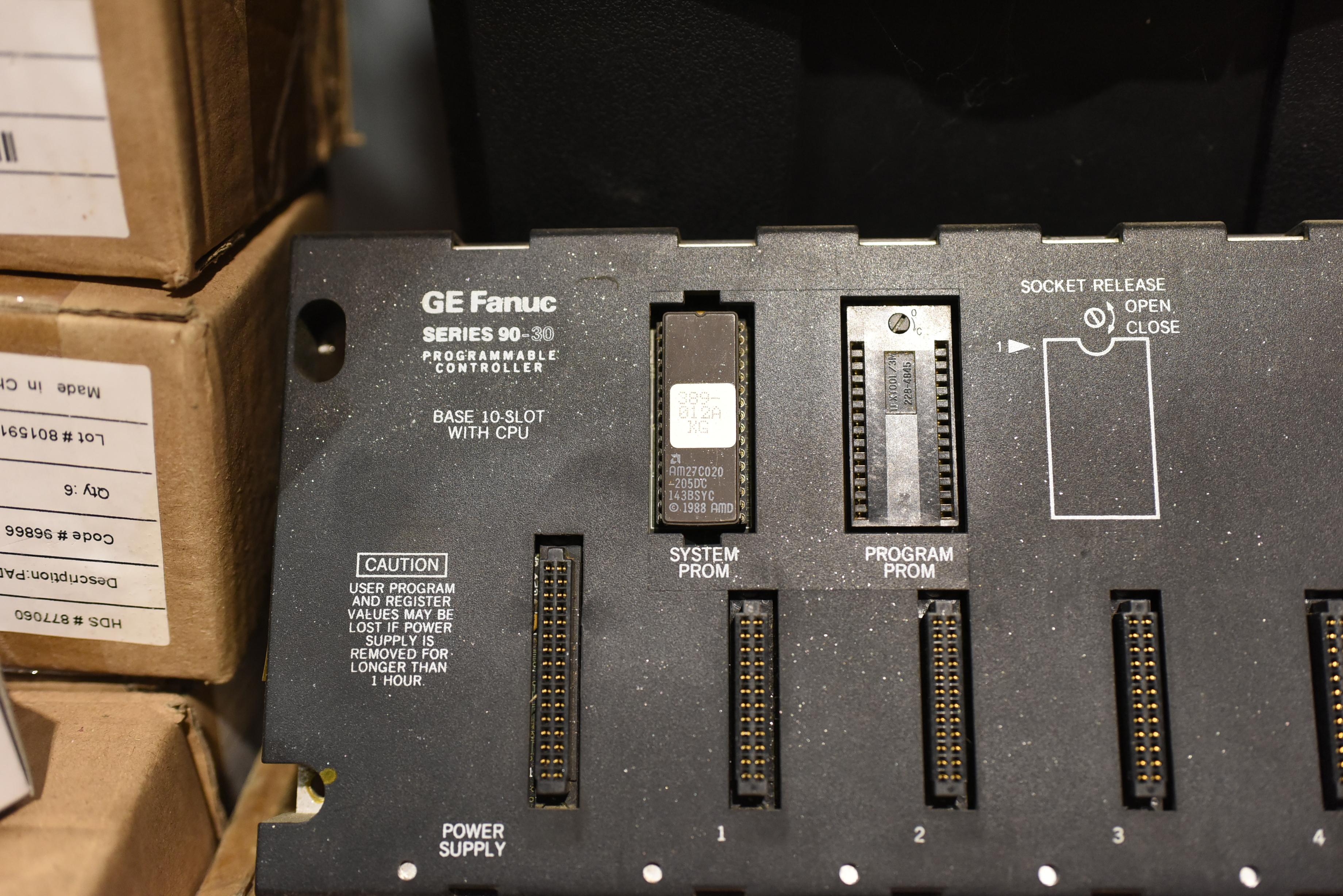 GE Fanuc IC693 CPU323U Base 10 Slot with CPU 10MHZ