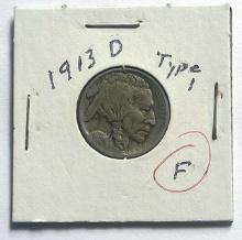 1913-D Buffalo Nickel Fine