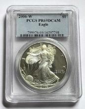 2006-W American Silver Eagle PCGS PR69DCAM