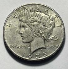 1935 Peace Silver Dollar XF