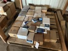 Pallet of Fan Clutches, Pulleys, Components, etc.