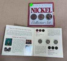 3- Piece Nickel Collector set, includes Liberty, Buffalo and Jefferson Nickel