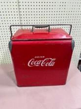 Vintage Fiberglass Lined Coca Cola Cooler