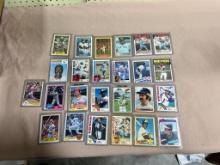 Vintage Baseball lot of 25 incl Stars