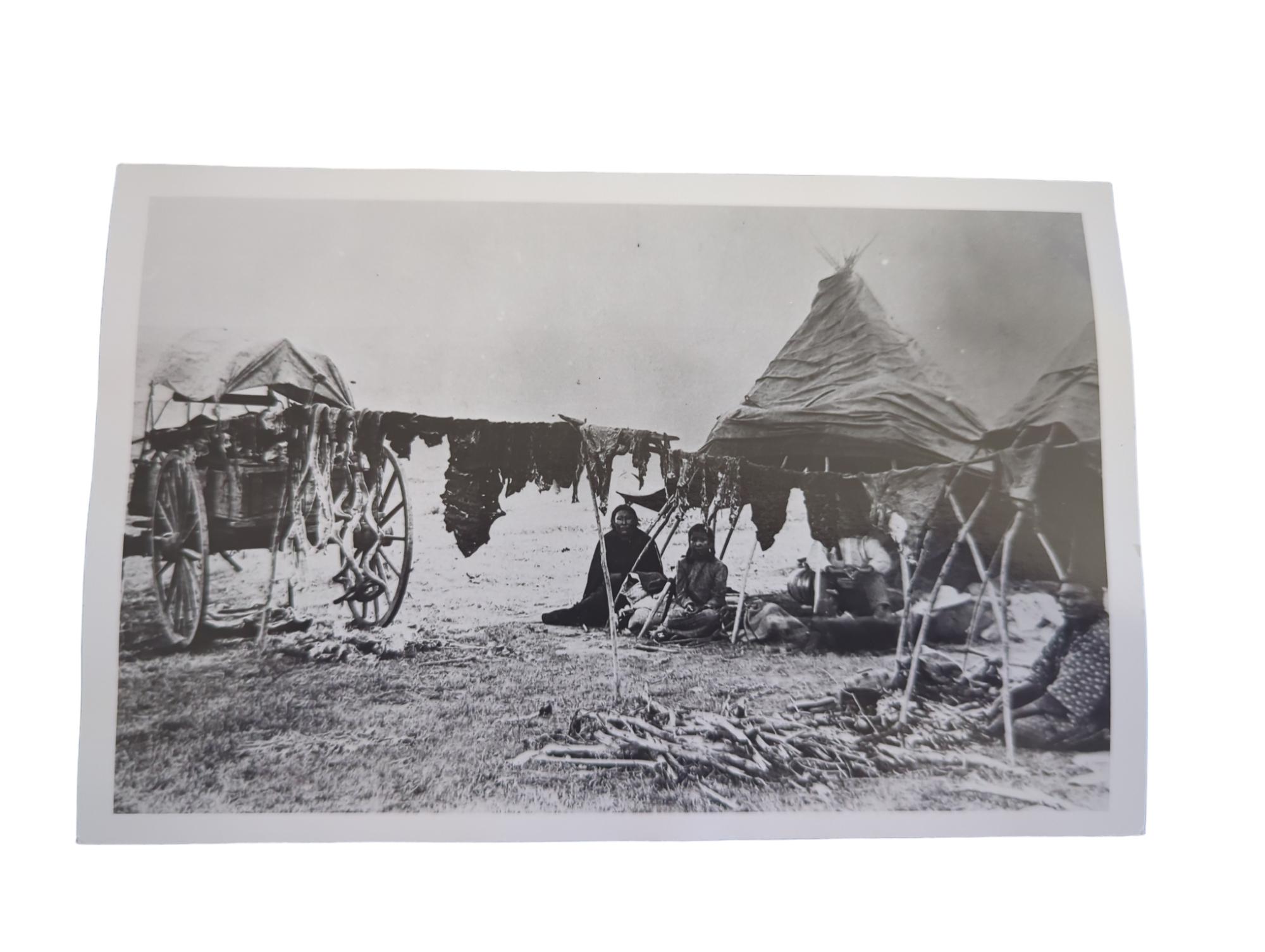 Antique historical photographs including Native American (Cheyenne)