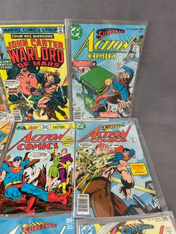 VINTAGE COMIC BOOK COLLECTION ACTION COMICS WARLORD LOT 18