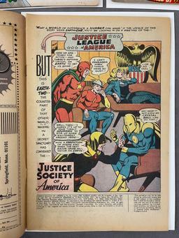Vintage Justice League of America #20, #53, #64 DC Marvel Comic Book Collection Lot of 3