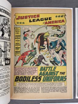 Vintage Justice League of America #35, #54. #55 DC Marvel Comic Book Collection Lot of 3