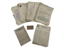 Historical 1800s-1900s Vintage Paperwork and Documents Collection Lot