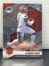 Ja'Marr Chase 2021 Panini Mosaic NFL Debut Rookie RC #247