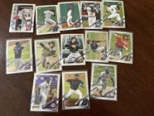 Lot of 13 MLB Topps Chrome Cards - Many rookies