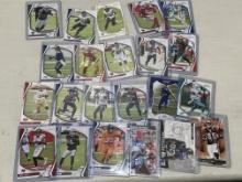 Lot of 22 NFL Star Cards - Carr, Jacobs, Bosa, Deebo, Chase Young
