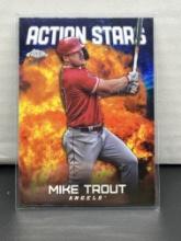 Mike Trout 2023 Topps Chrome Action Stars Refractor Insert #ASC-29