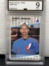 Randy Johnson 1989 Fleer Rookie RC DCI 9 MINT #381